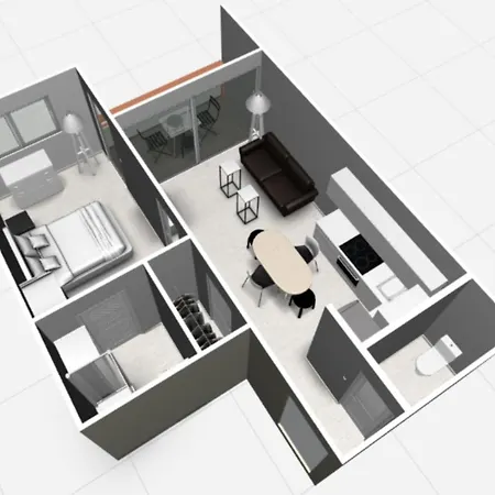 Apartment 2 Pieces Climatise Avec Balcon Dans Le Vieil Antibes, Avec Ascenseur *